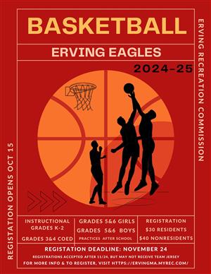 Erving Eagles basketball 24-25